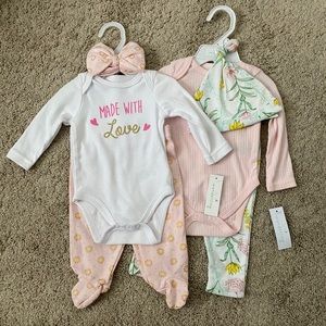 Baby girl matching set